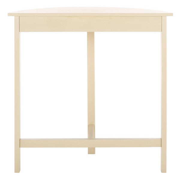 Seraphina Half-Round Wood Console Table in Sand