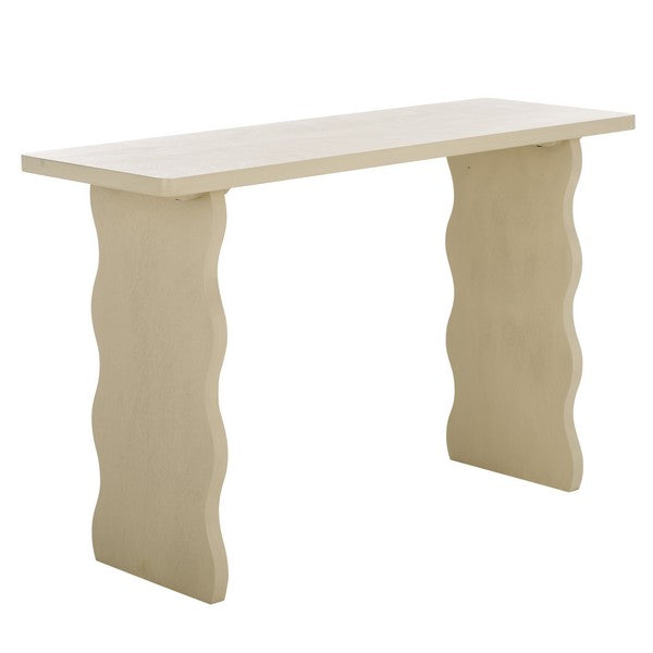 Preslyn Wood Console Table in Sand
