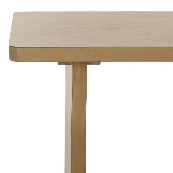 Preslyn Wood Console Table in Desert Brown