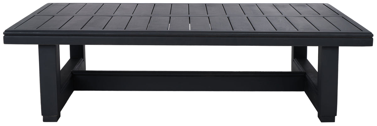 Montford Aluminum Coffee Table in Black