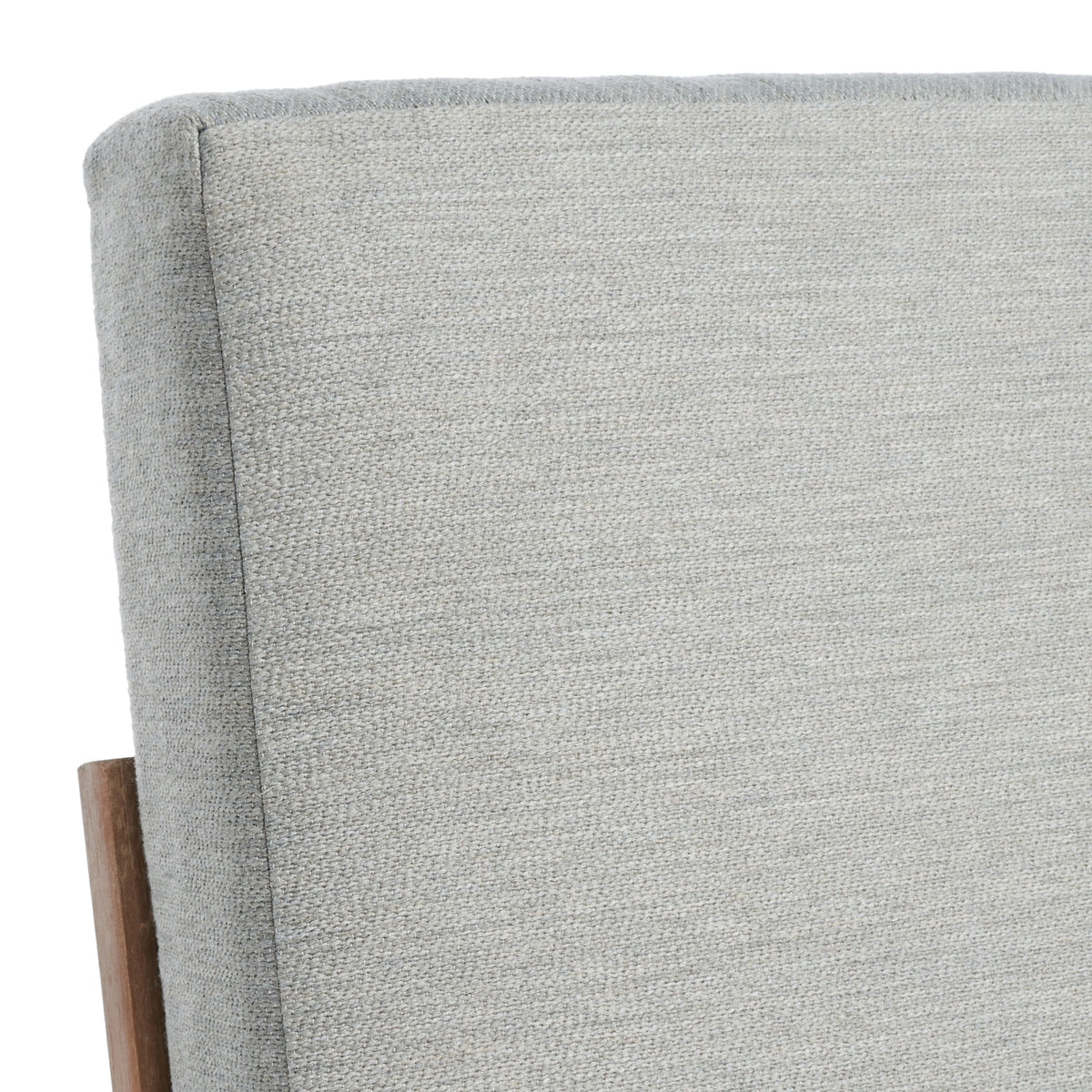 Lanai Eucalyptus Wood Chaise Lounge Chair in Brown and Light Gray