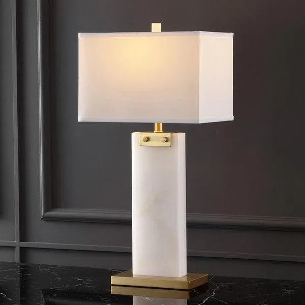 Morgen Glamorous Alabaster Table Lamp Safavieh