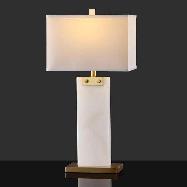 Morgen Glamorous Alabaster Table Lamp Safavieh