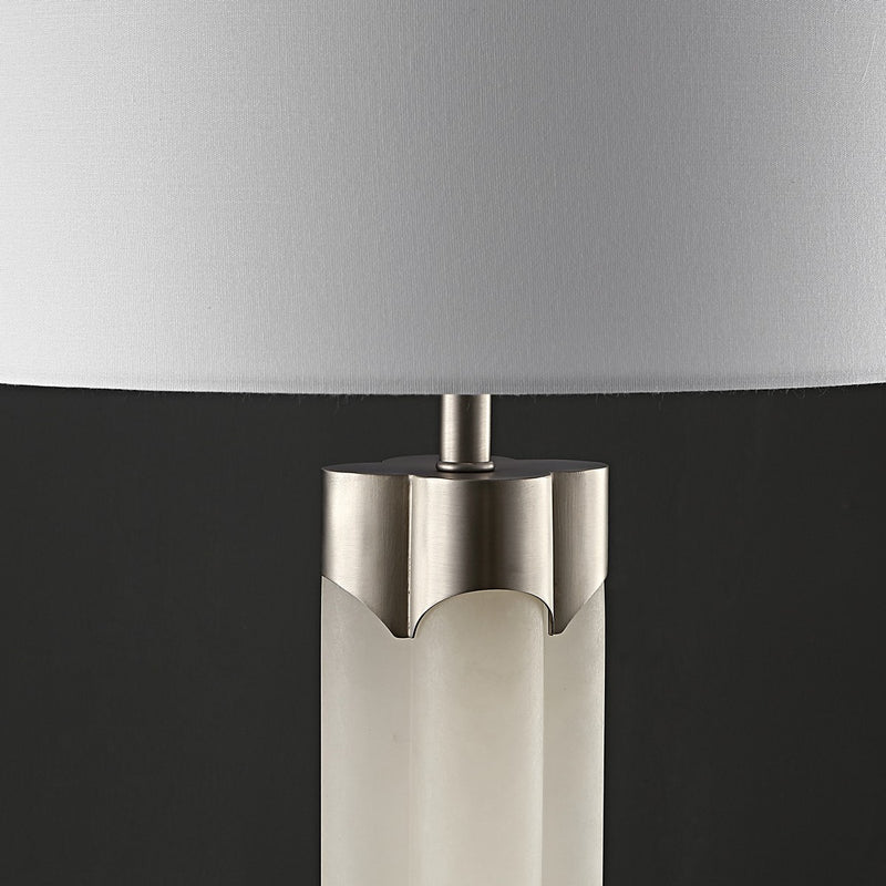 Chavez Alabaster Greco-Roman Inspired Table Lamp - The Mayfair Hall