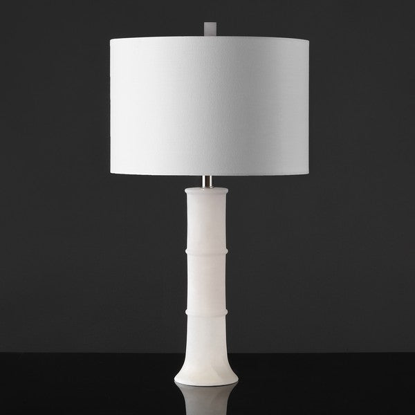 Dempsey Chic Alabaster Table Lamp - The Mayfair Hall