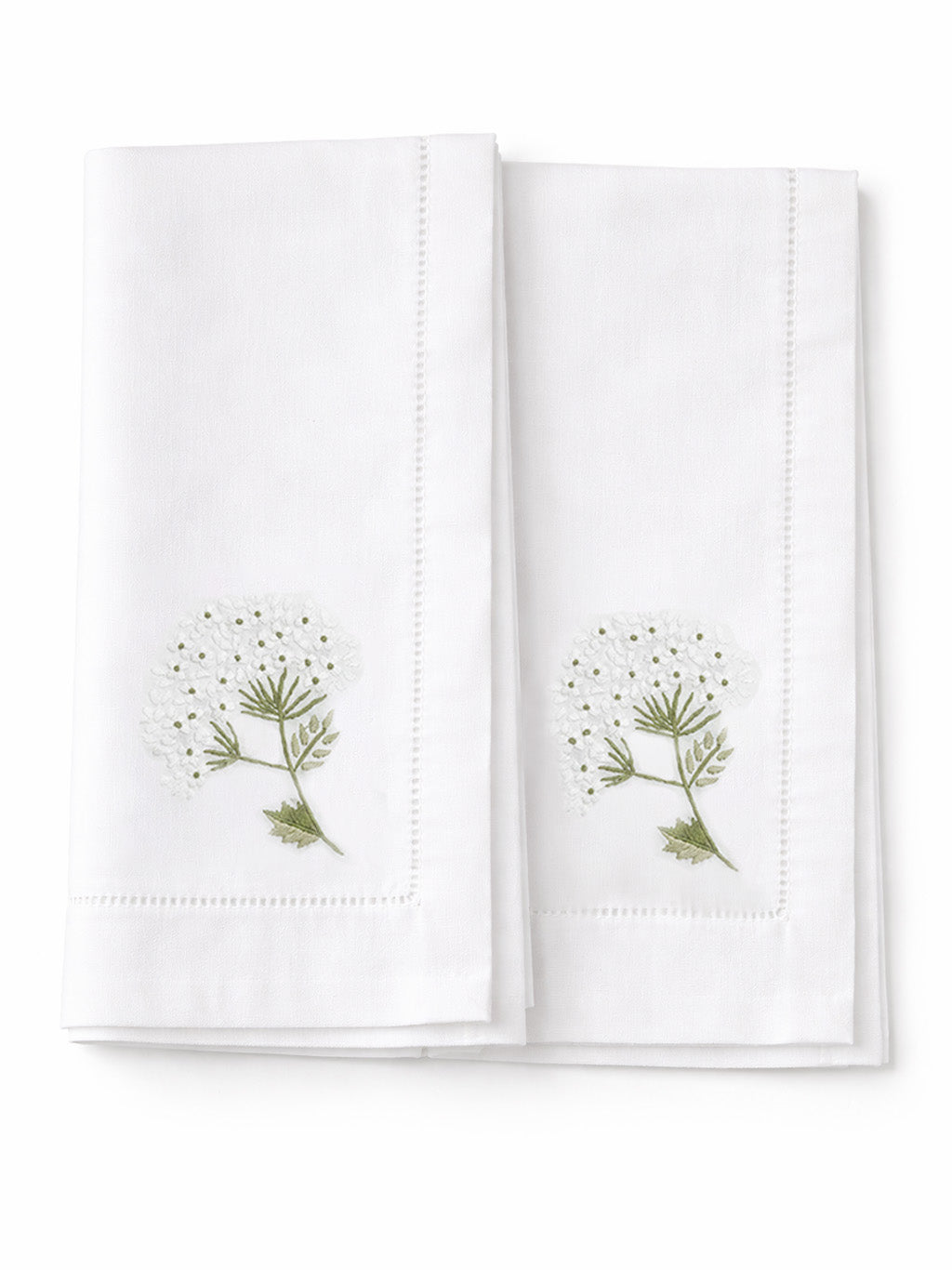 Dinner Napkin, Hydrangea (White), Set of 2