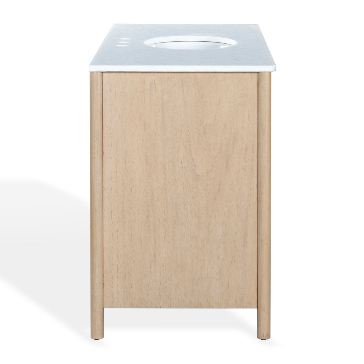 Petrabecca 48" Single Vanity in Light Oak and White
