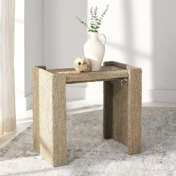 Safavieh Wynima Natural Sea Grass Accent Table