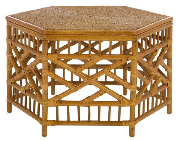 Frederica Rattan Coffee Table in Natural
