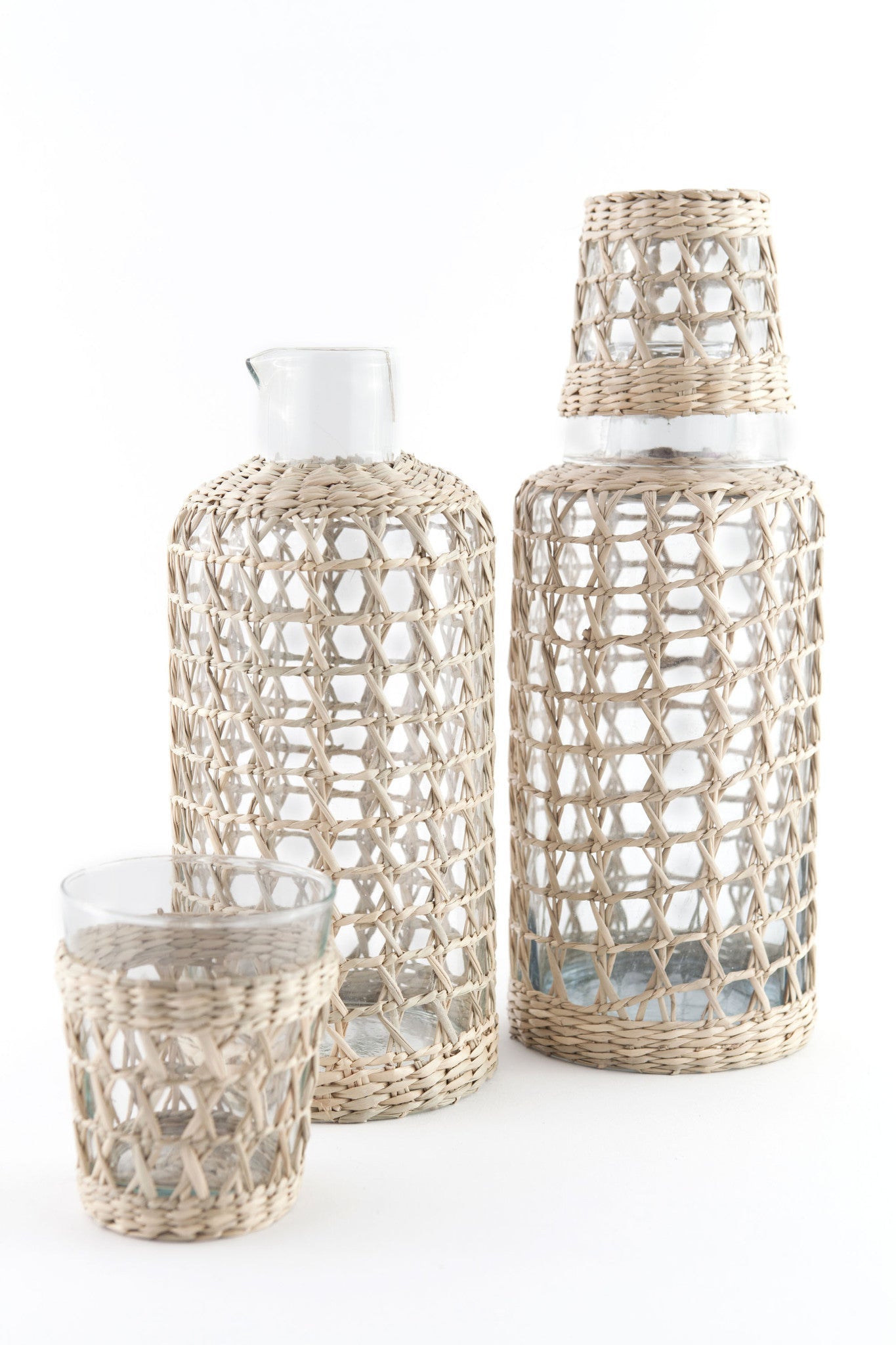 Seagrass Large Cage Carafe
