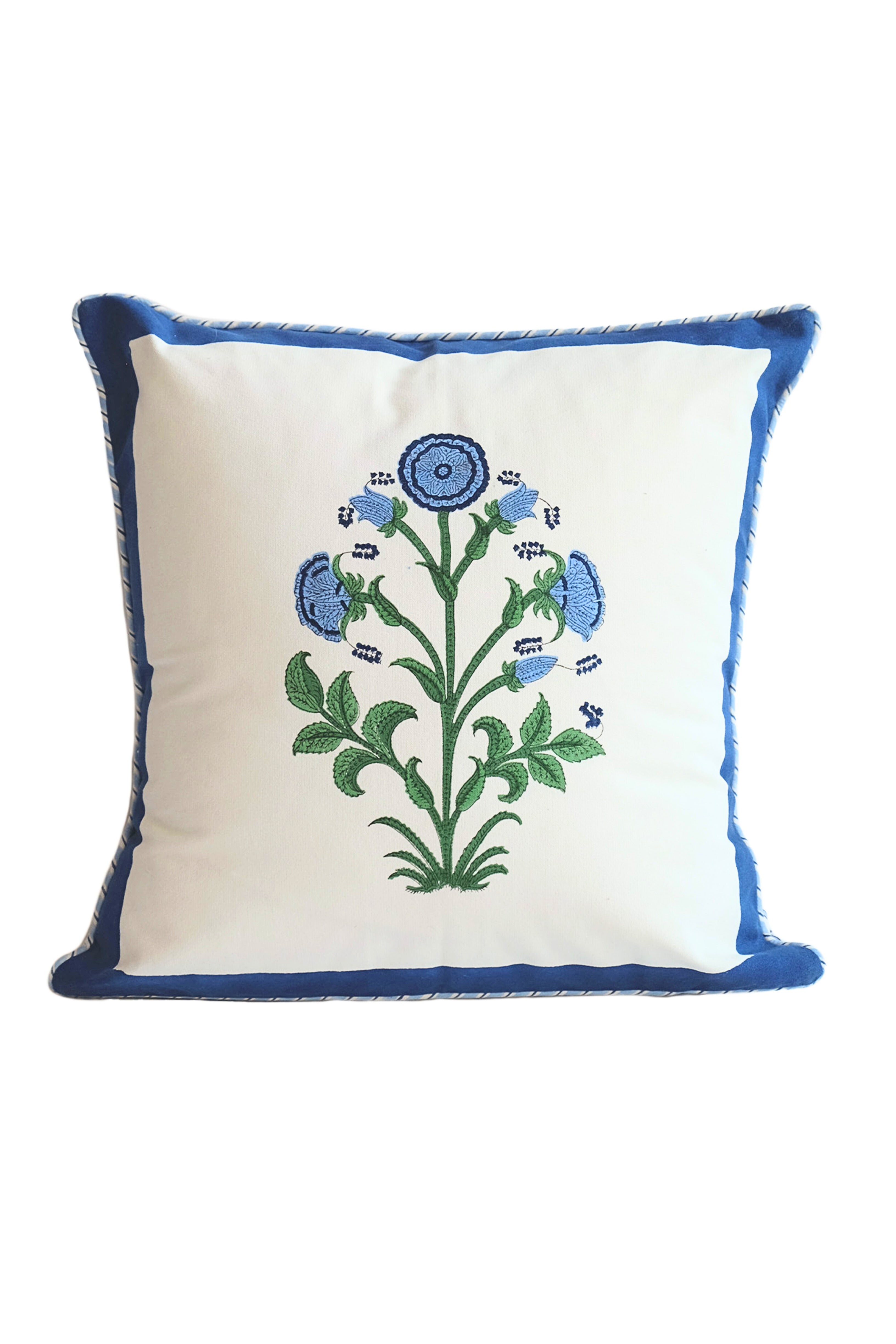 Inner Child Botanical Study Blockprint Pillow