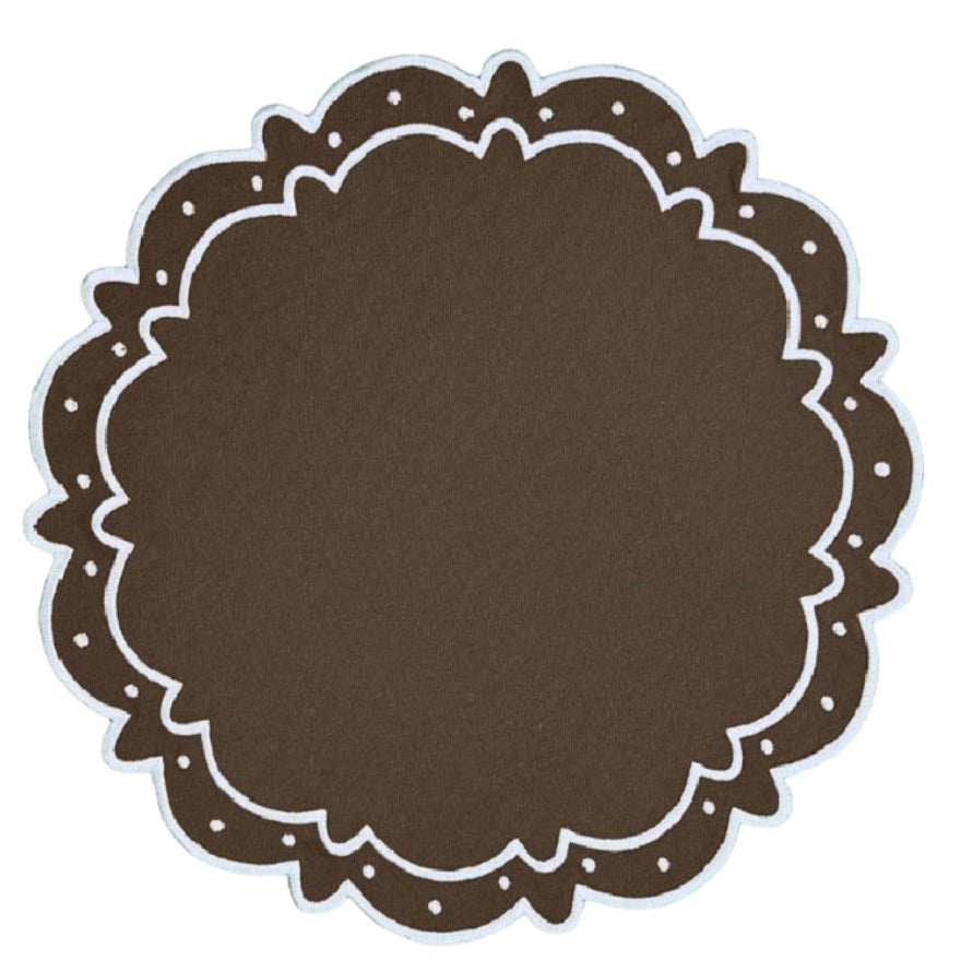 Ava Placemat - Dark Cocoa (Set of 4)