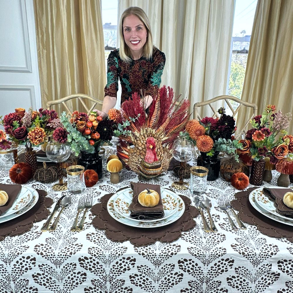 Lillian Placemat in Cocoa (Set of 4)