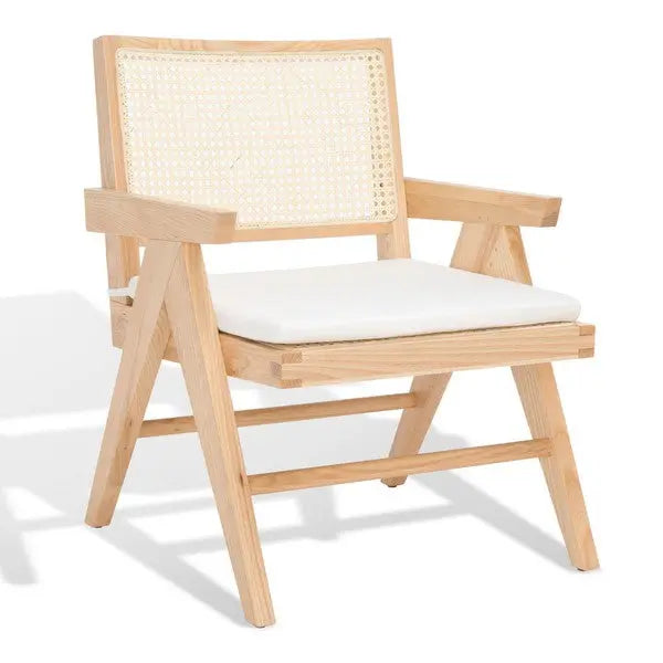 Colette Natural Rattan Accent Chair - The Mayfair Hall