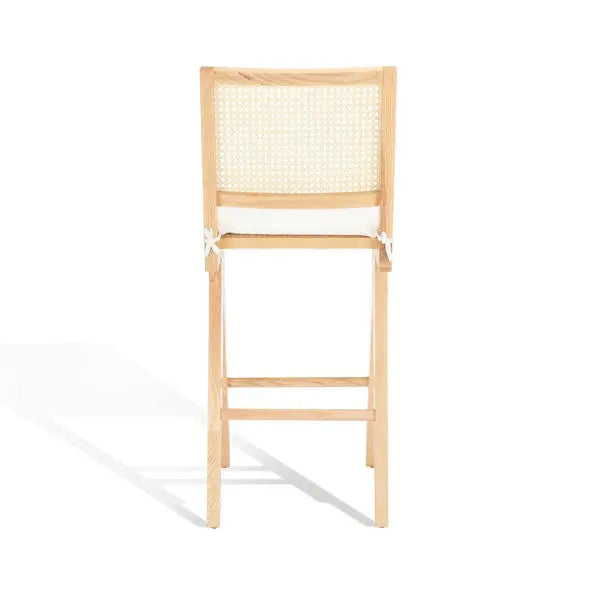 Colette Natural Rattan Barstool - The Mayfair Hall