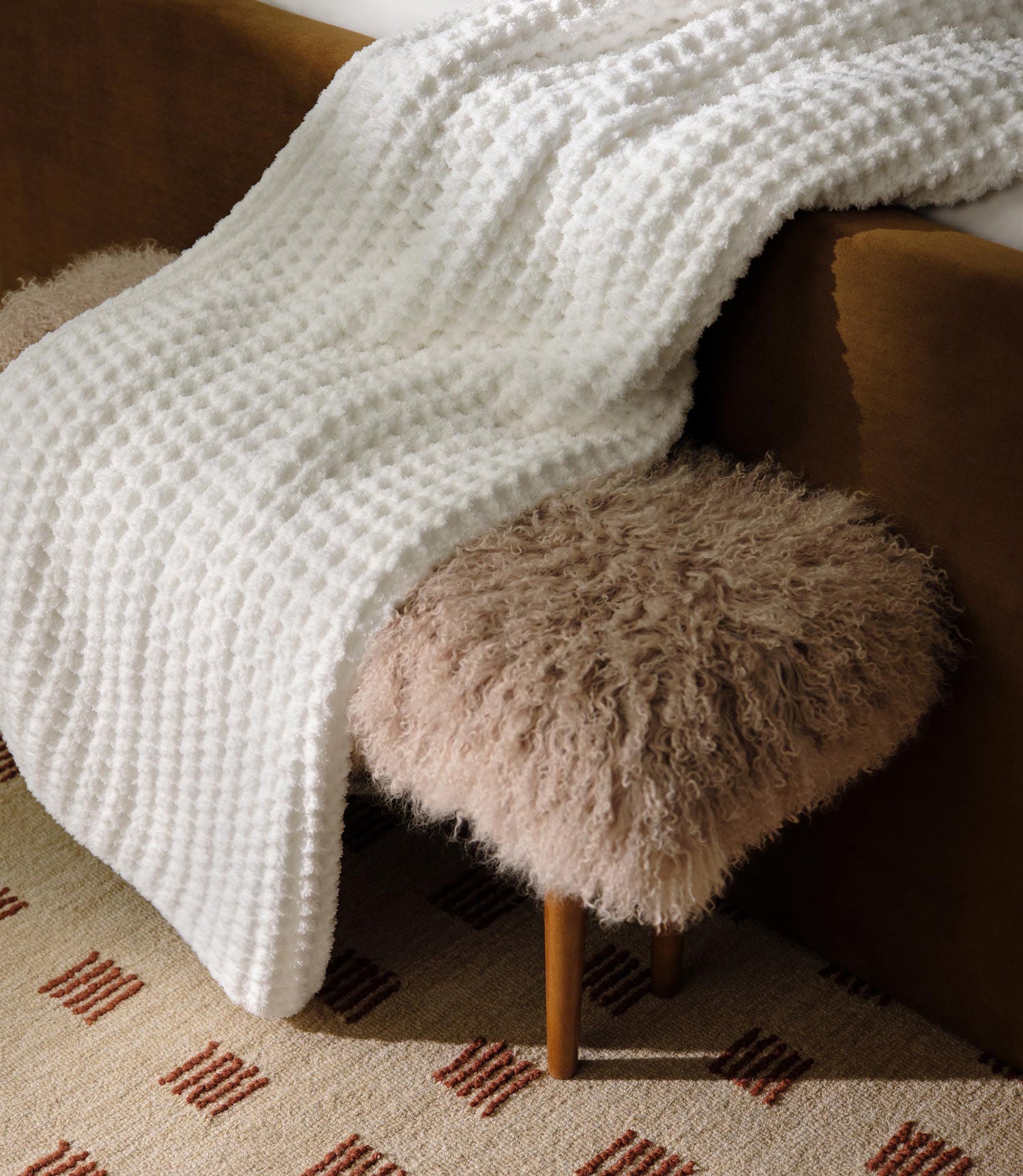 Cozy Knit Throw Blanket