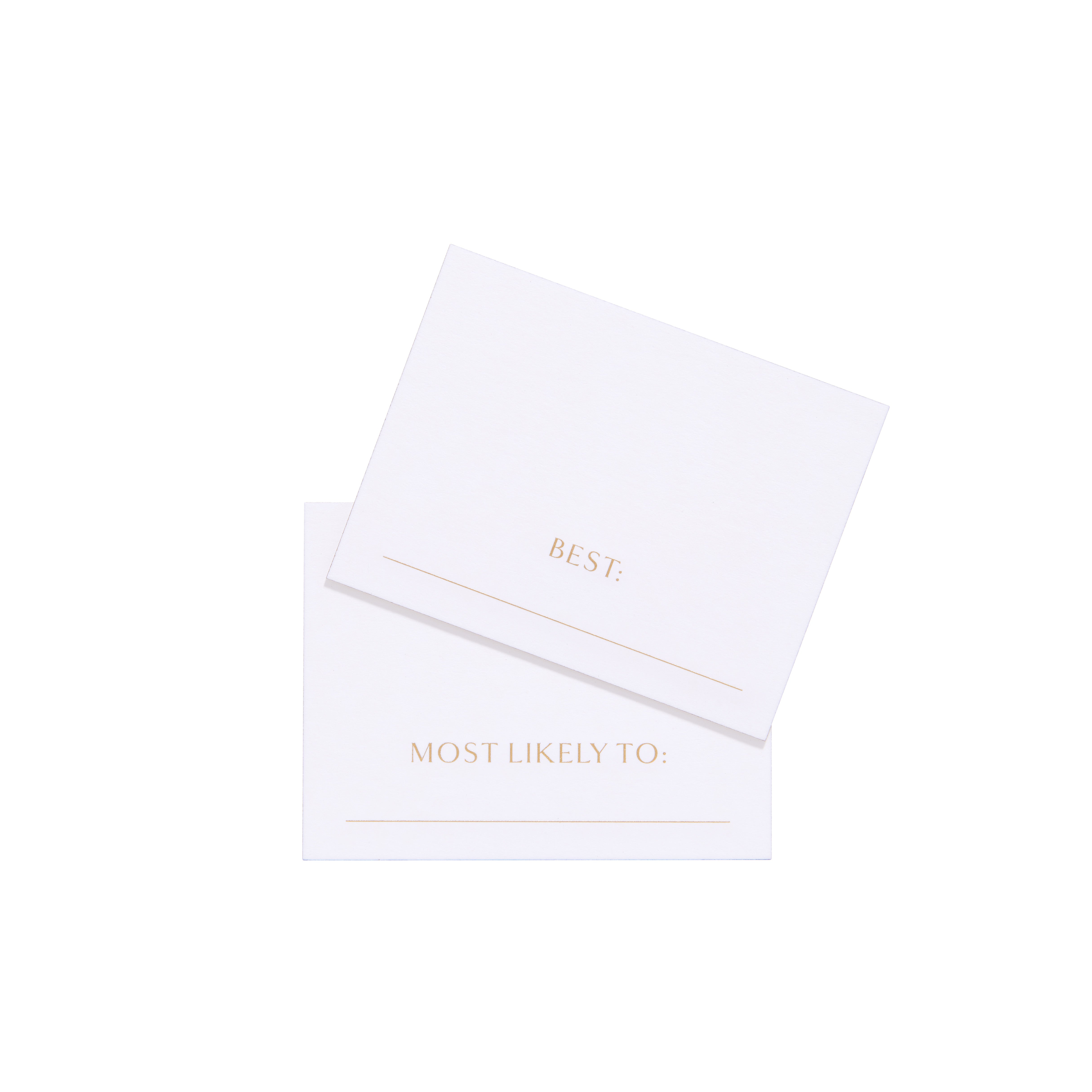 Superlatives Place Cards
