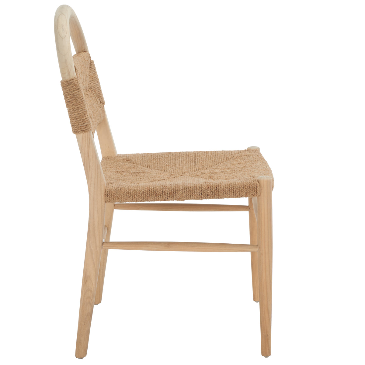 Ottilie Dining Chair in Natural Sungkai and Natural Jute Rope