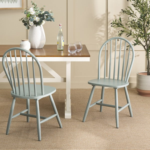 Omaha Wood Dining Chair in Sage (Set of 2)