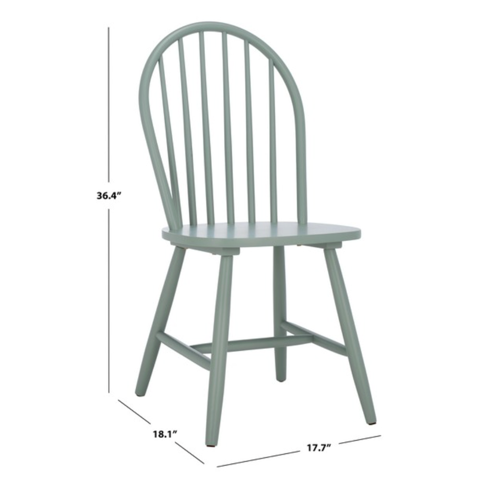 Omaha Wood Dining Chair in Sage (Set of 2)