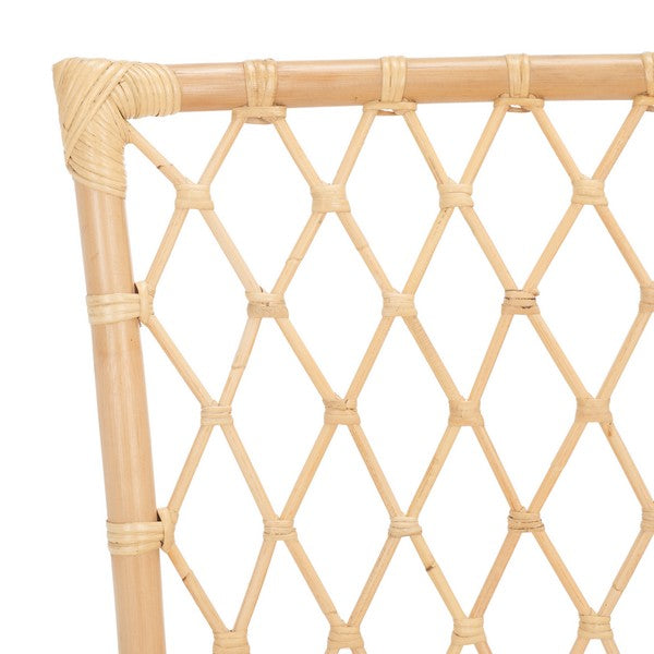 Austri Rattan Dining Chair in Natural with Cushion (Set of 2)