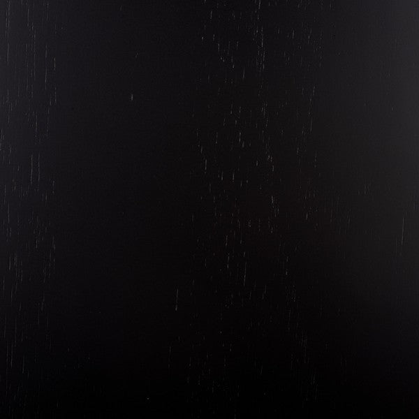 Rasia Wooden Side Chair in Black with Ladder Back