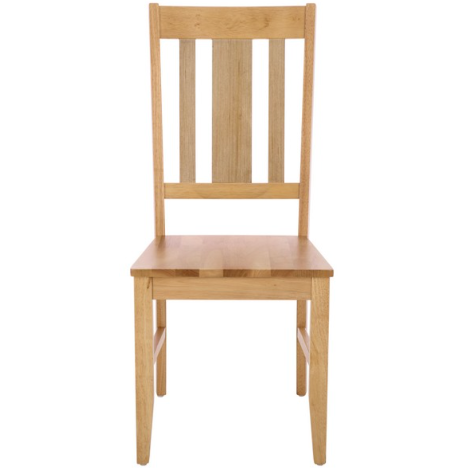 Roswitha Splat Back Dining Chair in Light Oak