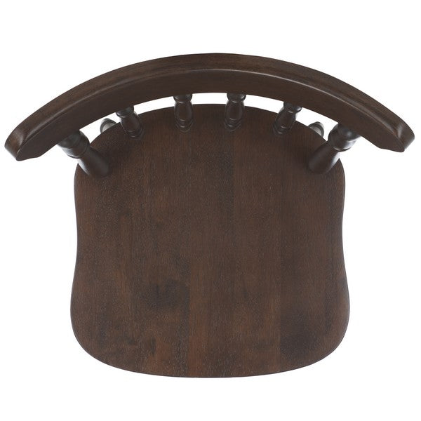 Coralyn Spindle Back Dining Chairs in Dark Walnut (Set of 2)