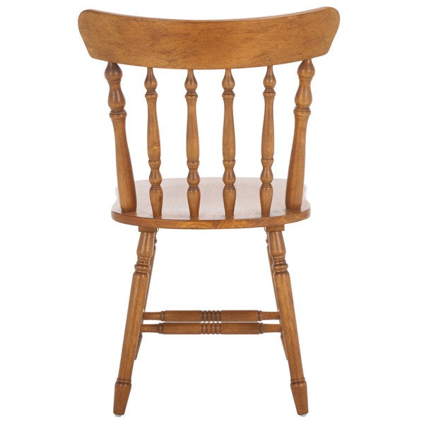 Coralyn Spindle Back Dining Chairs in Honey (Set of 2)