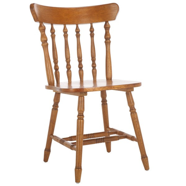 Coralyn Spindle Back Dining Chairs in Honey (Set of 2)