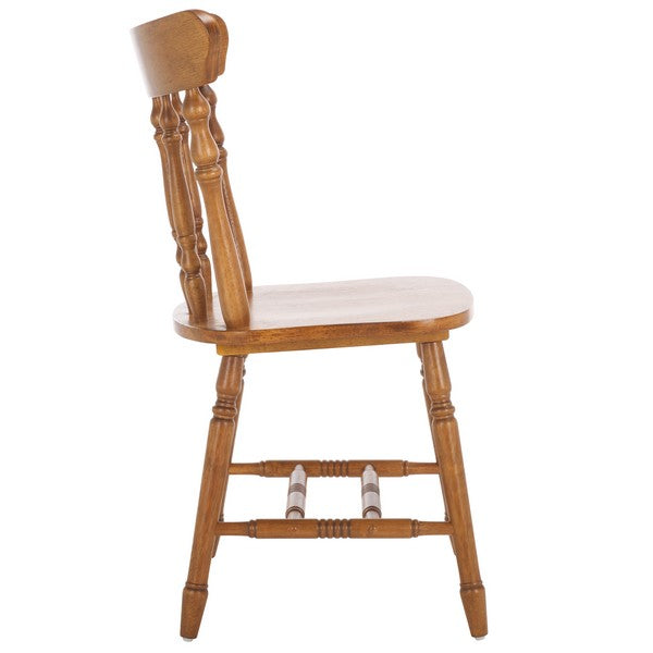 Coralyn Spindle Back Dining Chairs in Honey (Set of 2)
