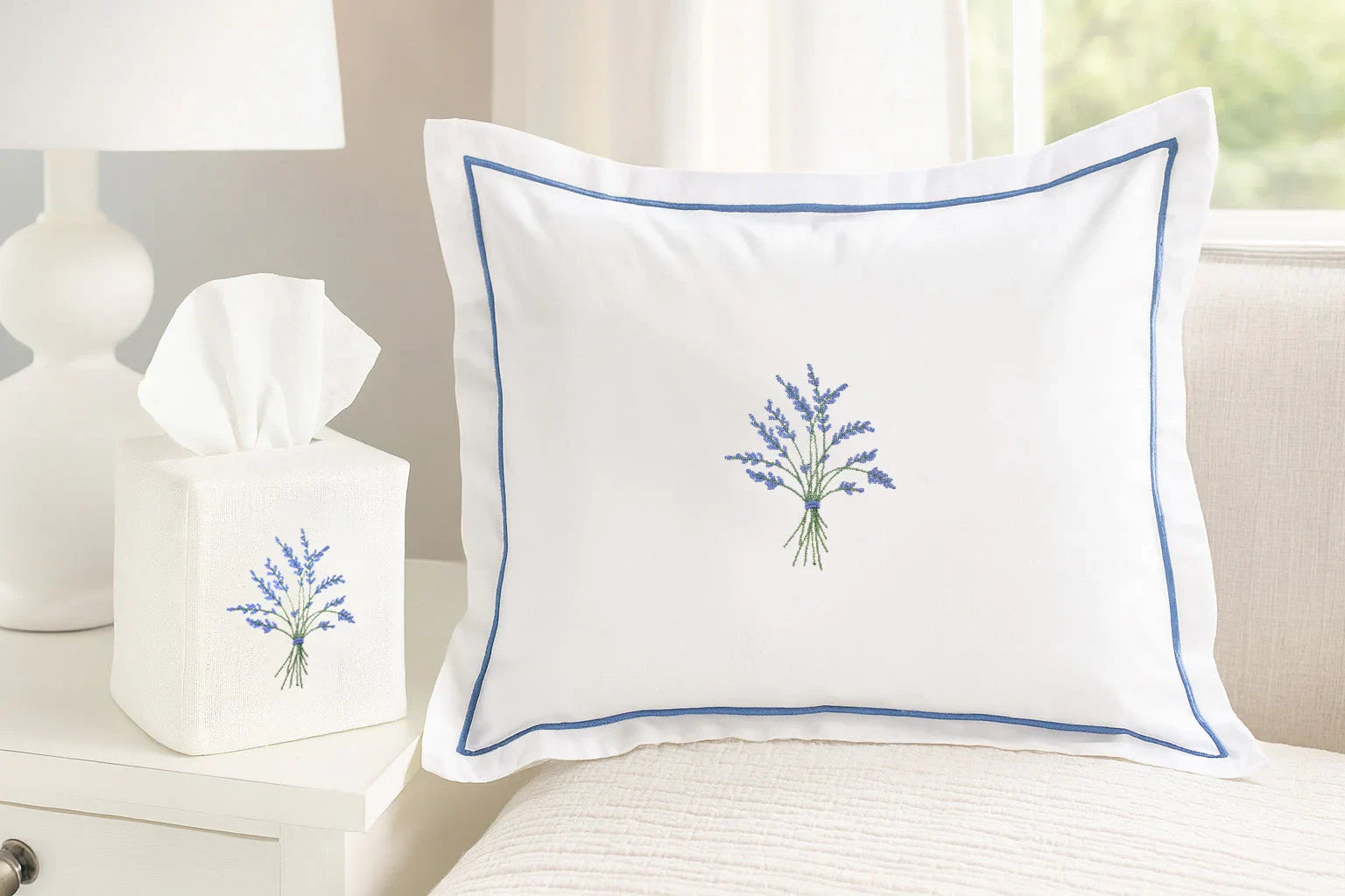 Boudoir Pillow Cover, Blue Heather (Blue)