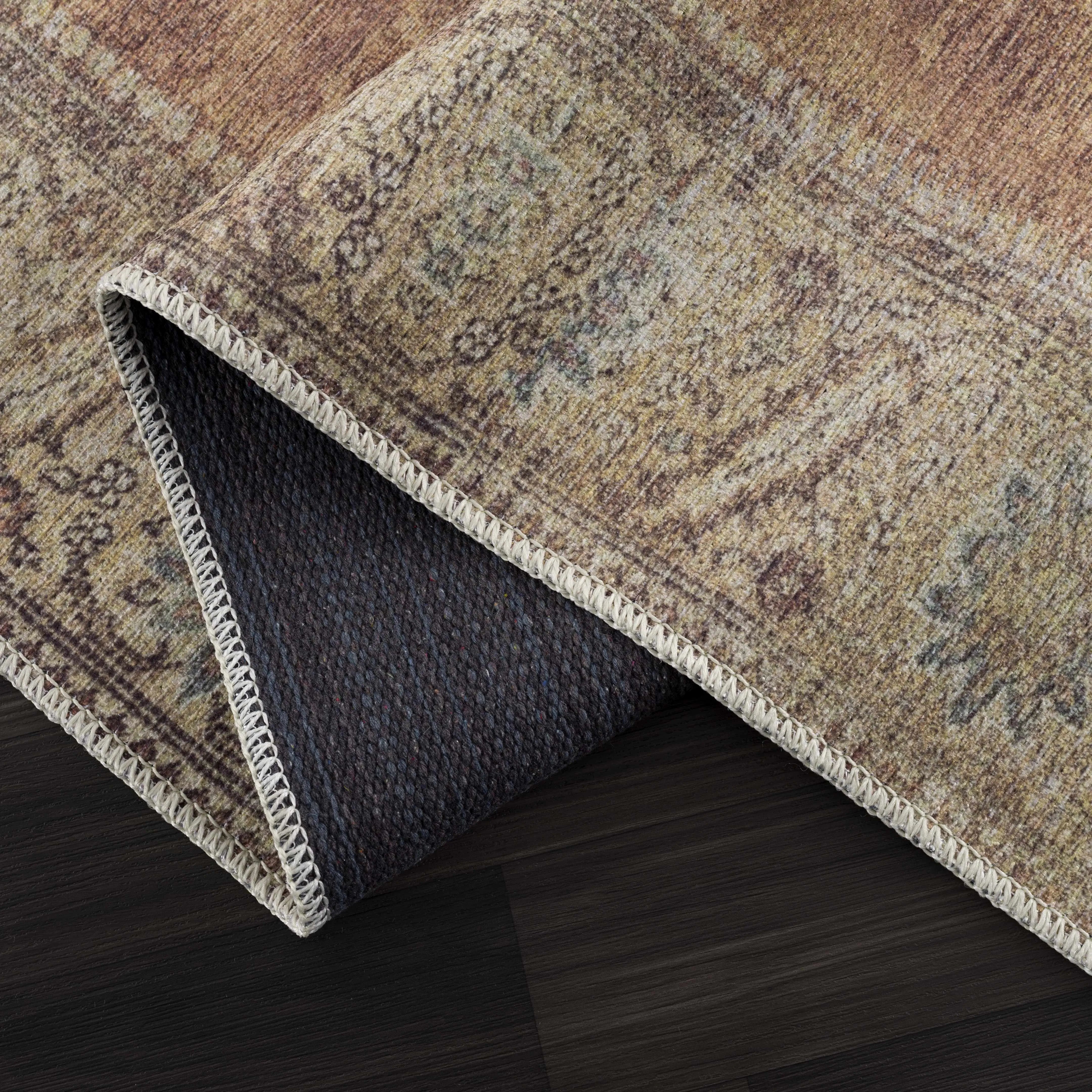Powhatan Chenille-Polyester Thin Rug