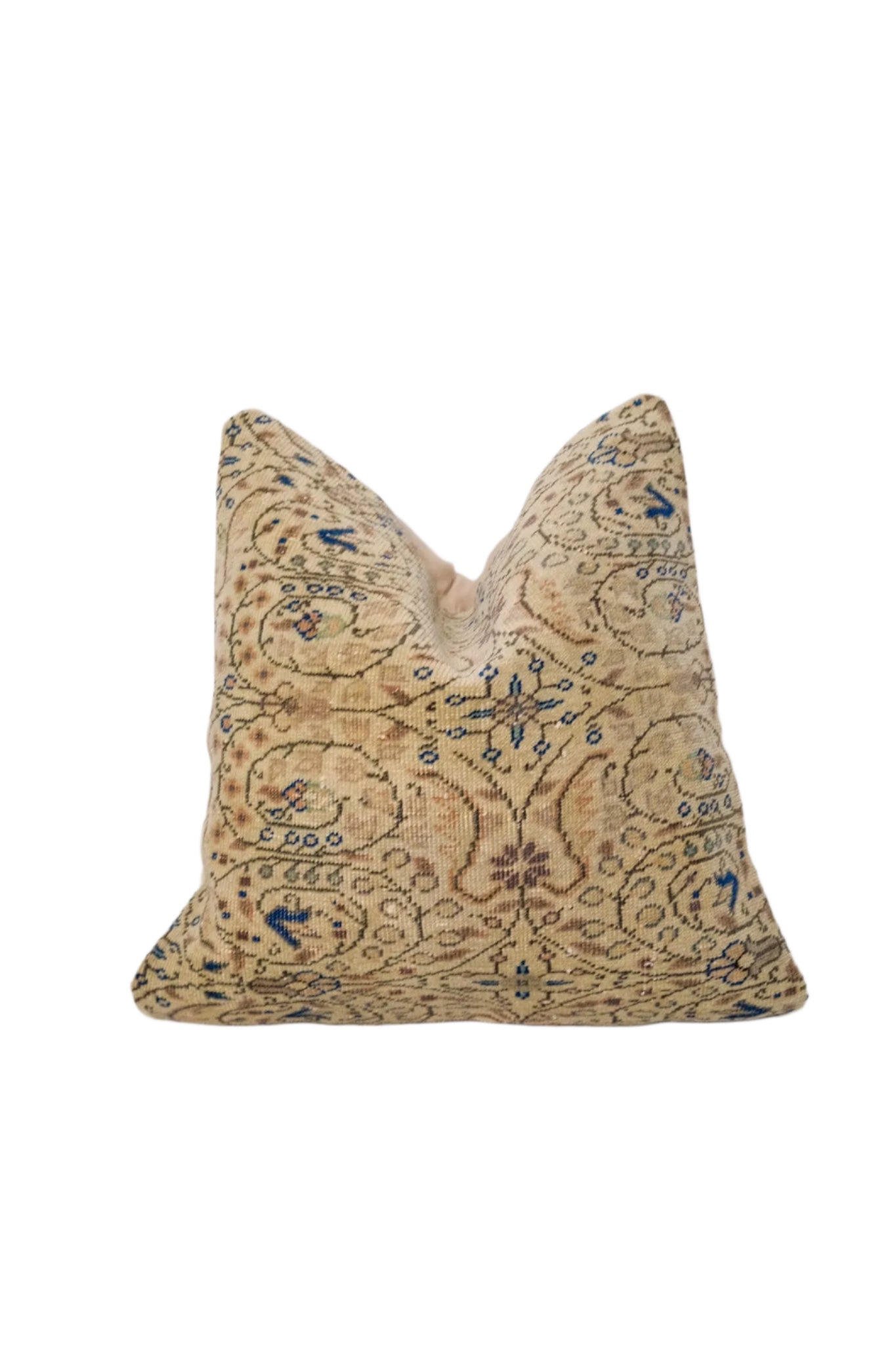 Fatma Turkish Vintage Rug Pillow No.2