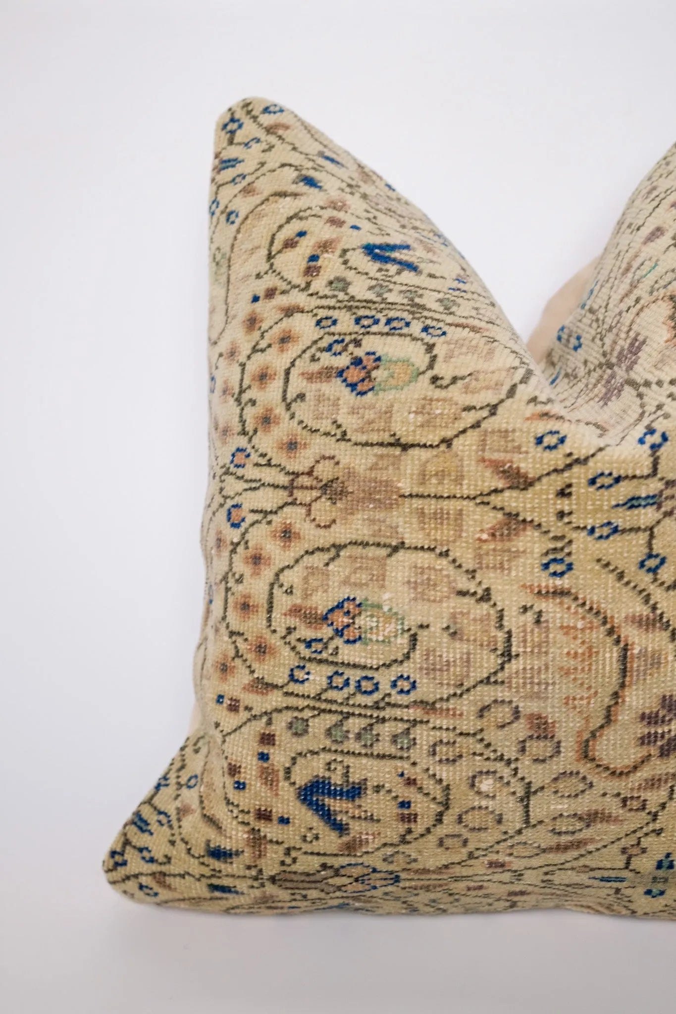 Fatma Turkish Vintage Rug Pillow No.2