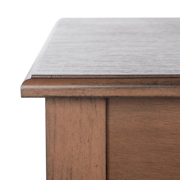 Henric 1 Drawer 2 Shelf Desk in Brown