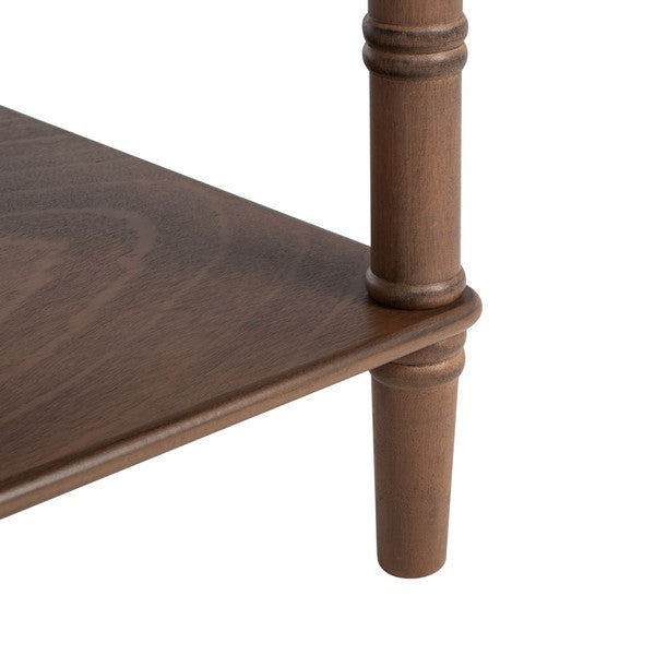 Henric 1 Drawer 2 Shelf Desk in Brown