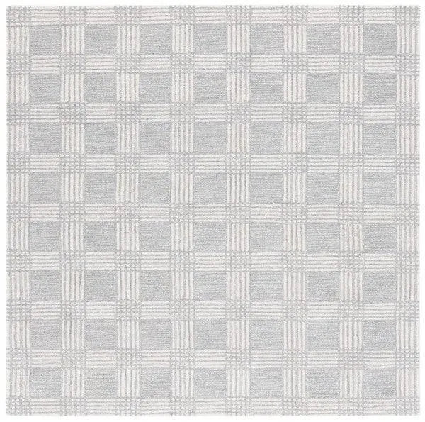 Safavieh Ebony Collection - Light Grey / Ivory