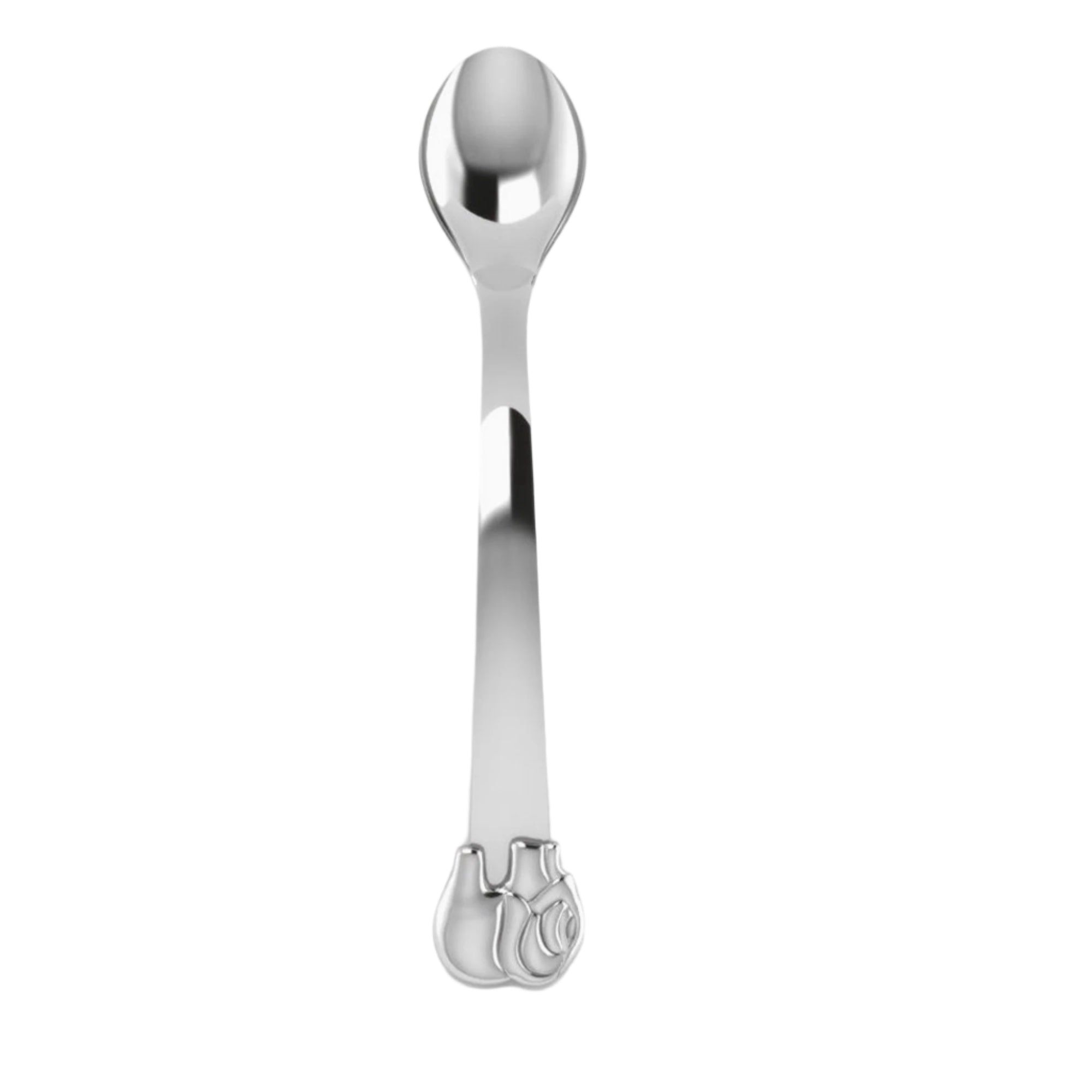 Sterling Silver Elephant Baby Feeding Spoon by Krysaliis