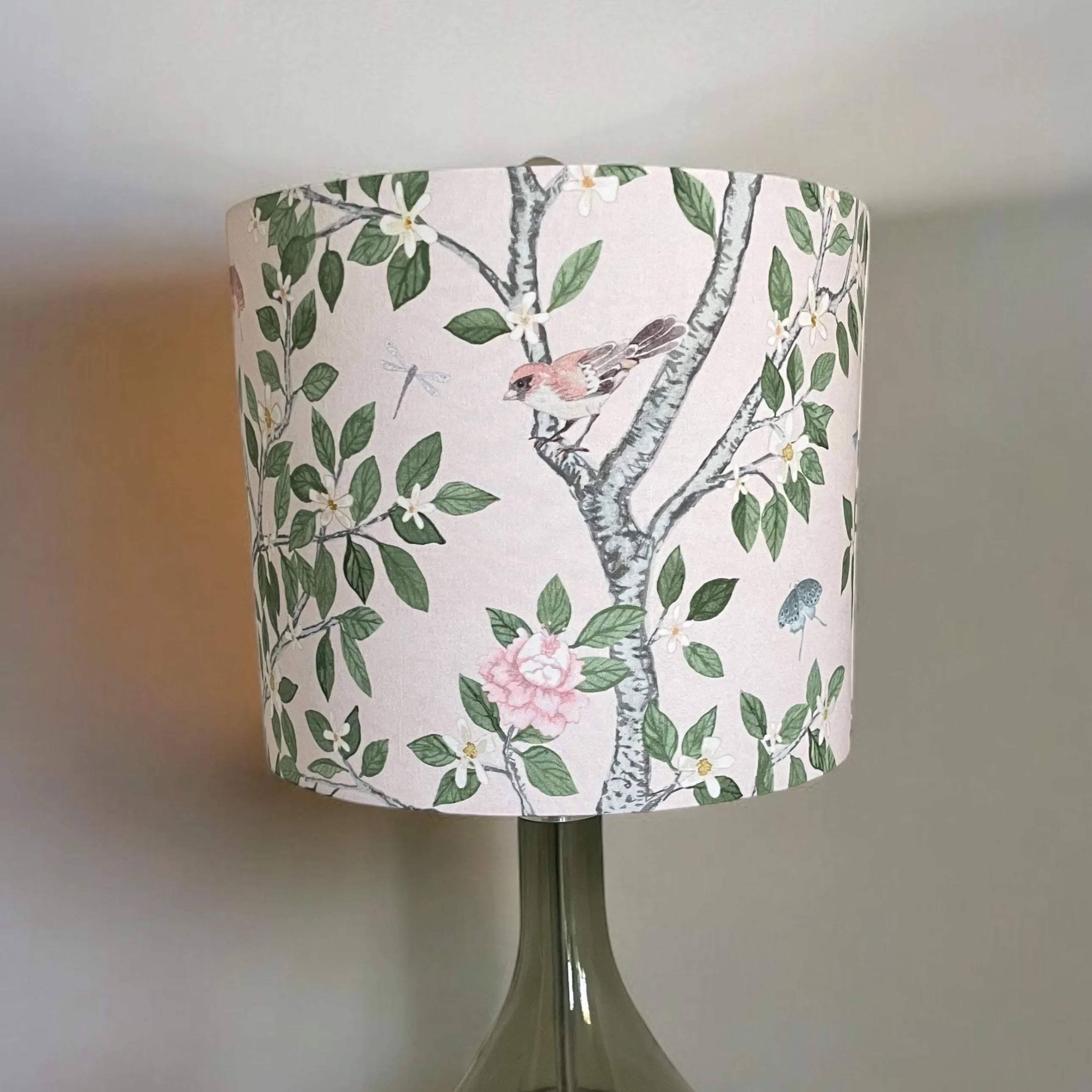 Pink Chinoiserie Lampshade in Elsie's Garden - The Mayfair Hall