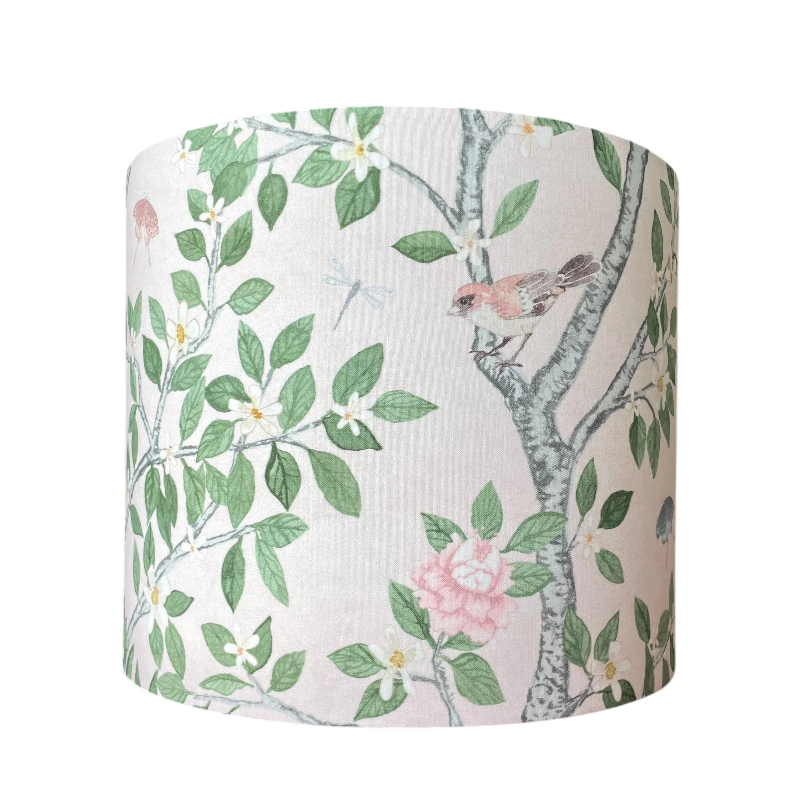 Pink Chinoiserie Lampshade in Elsie's Garden - The Mayfair Hall