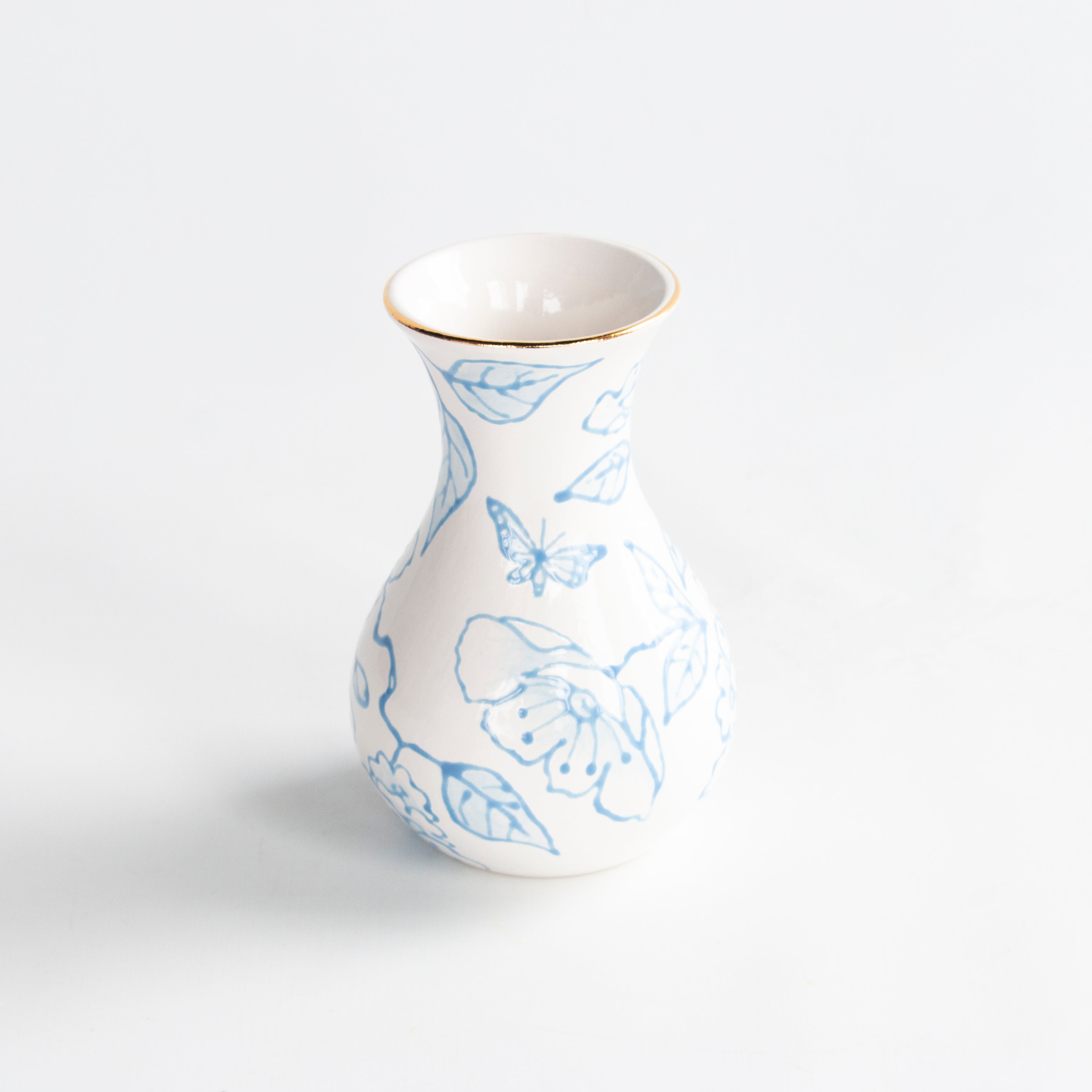 Blue Blossom Chinoiserie Emilene Vases