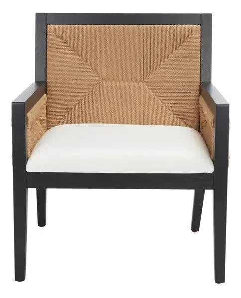 Safavieh Emilio Black-Natural Woven Accent Chair