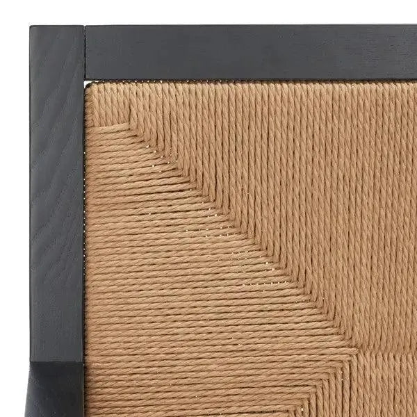 Safavieh Emilio Black-Natural Woven Accent Chair