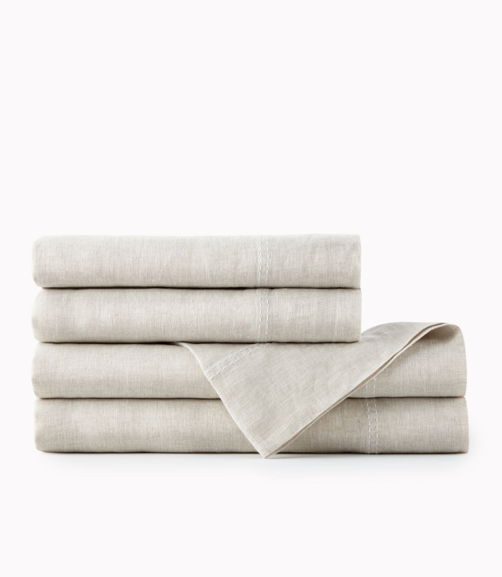 European Washed Linen Sheet Set