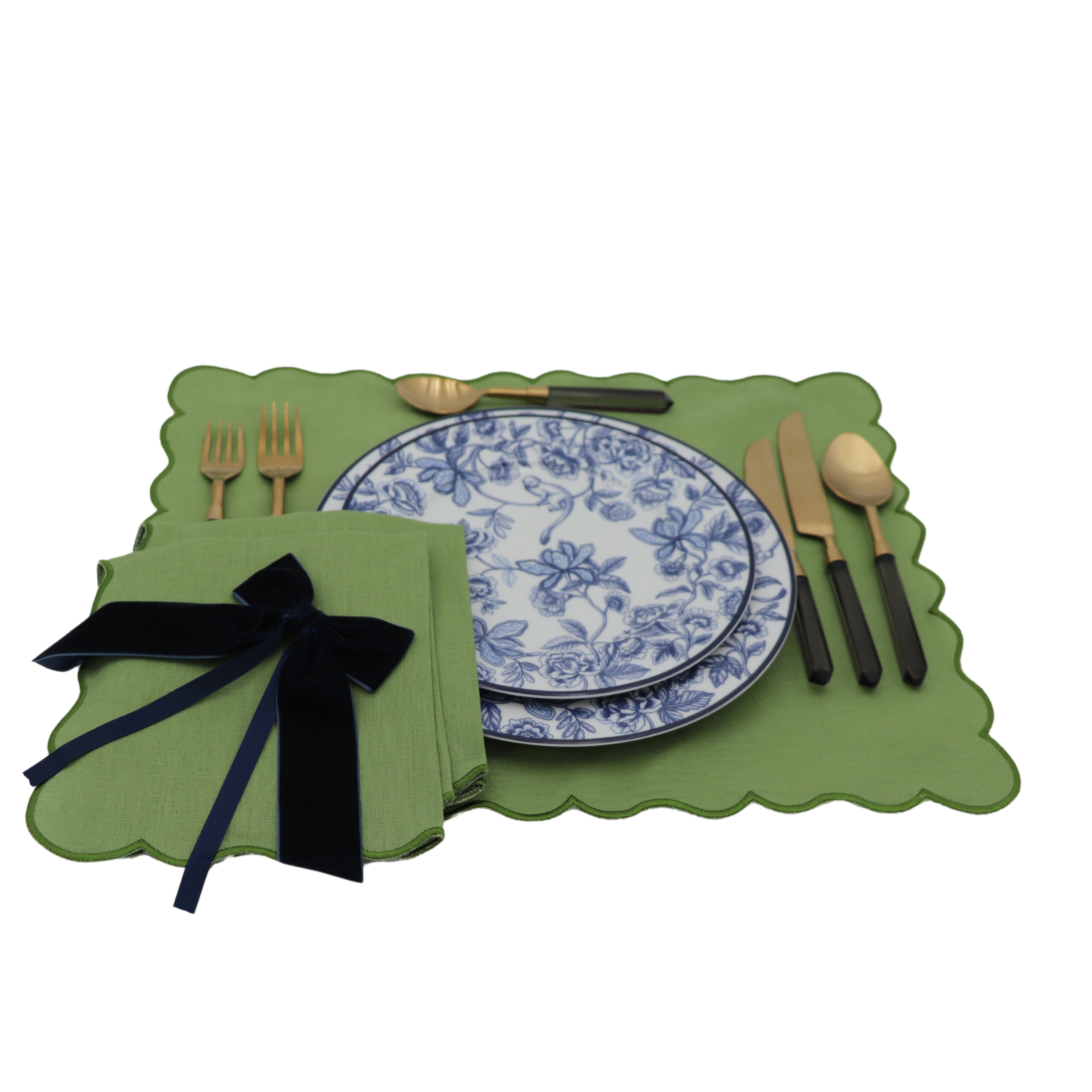 Evergreen Wave Placemat - Set of 4