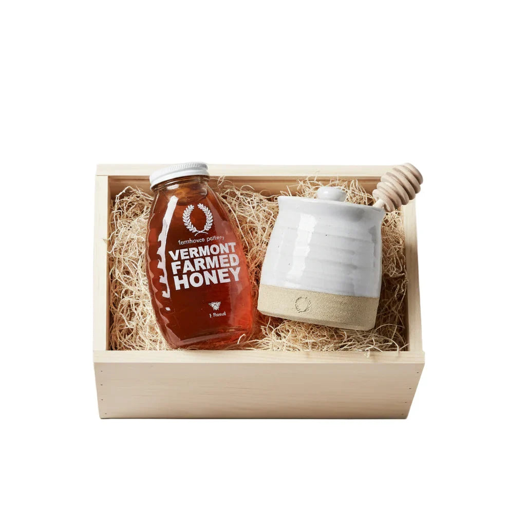 Honey & Beehive Honey Pot Gift Set