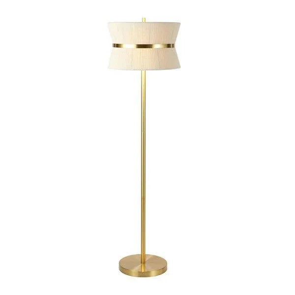 Kora Iron Floor Lamp in Bleached Natural - The Mayfair Hall