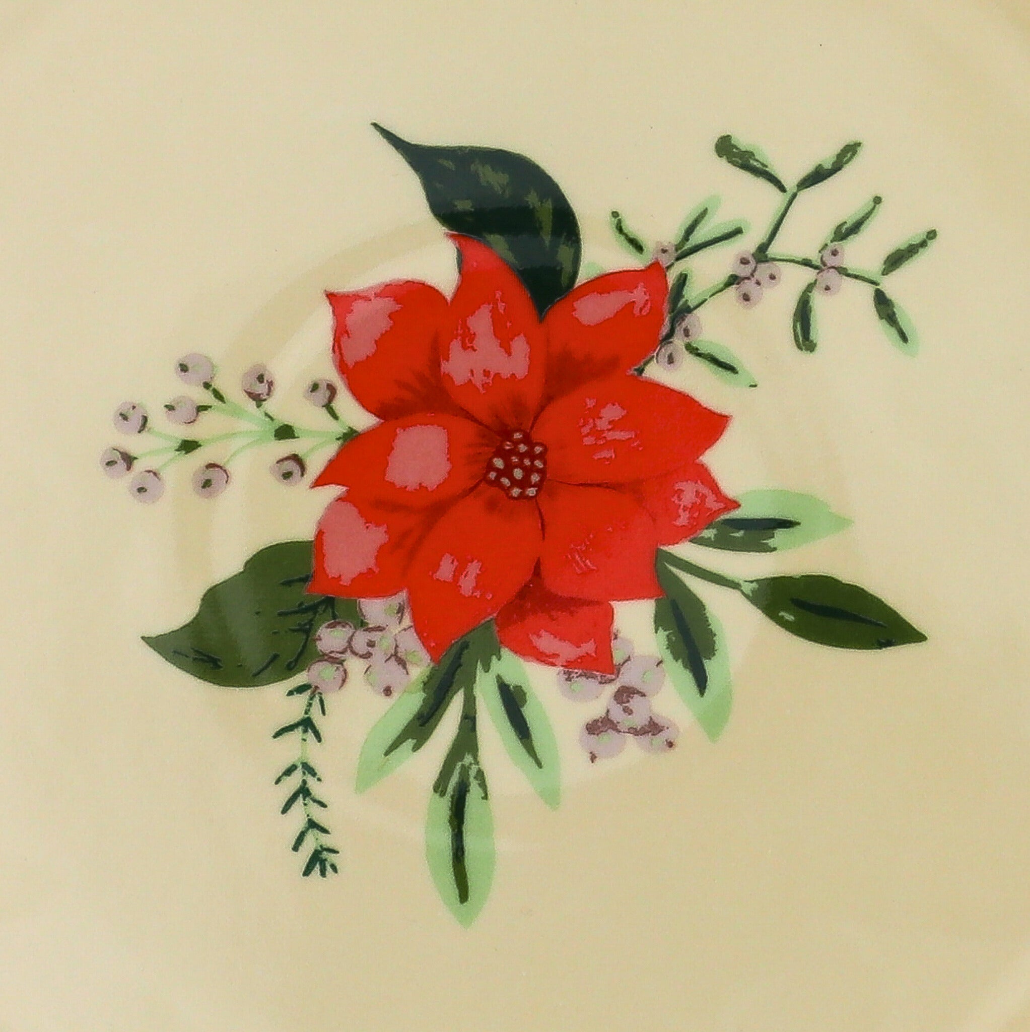 Fabled Flora Scalloped Dinner Plate - Set of 4