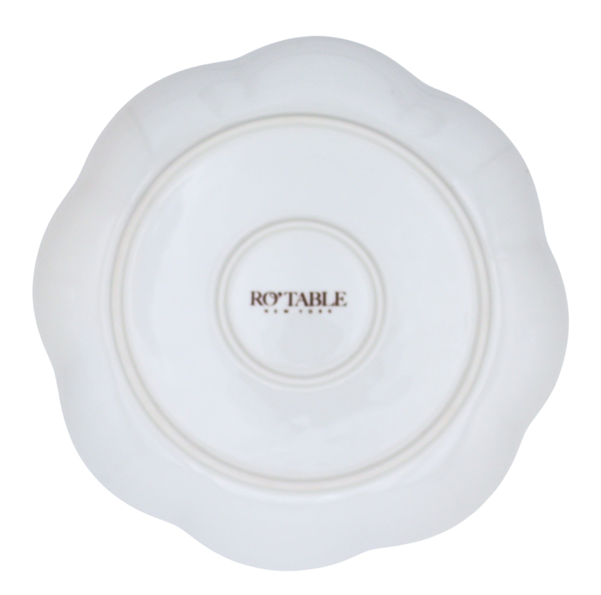 Fabled Flora Scalloped Starter Plate - Case of 12 Plates